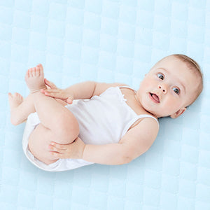 Portable Waterproof Baby Changing Pad Liner 27x13in (Blue, 3 Count)