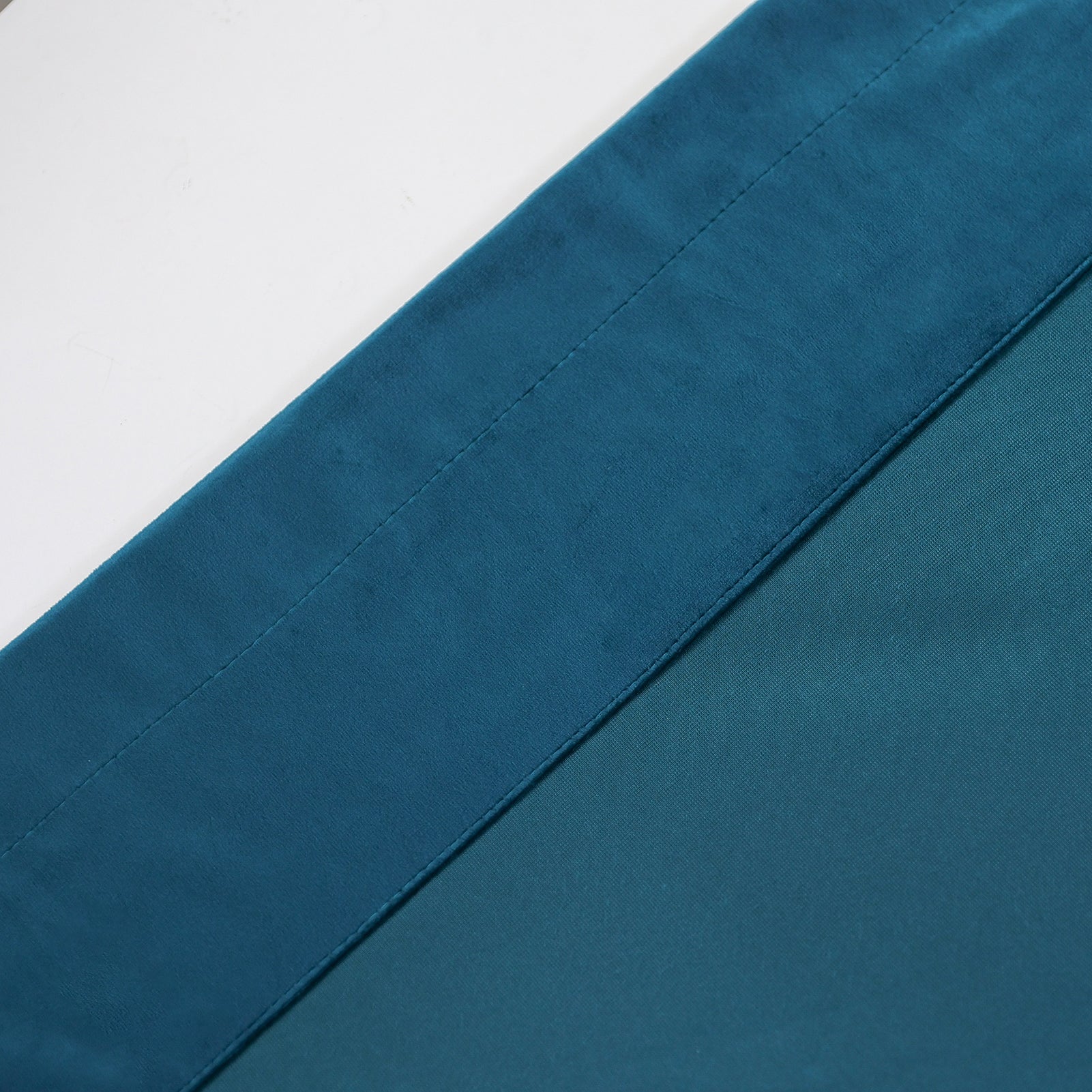 Rod Pocket Velvet Curtains 52" W x 95" L, Teal