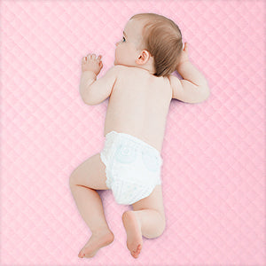 Portable Waterproof Baby Changing Pad Liner 27x13in (Pink, 3 Count)