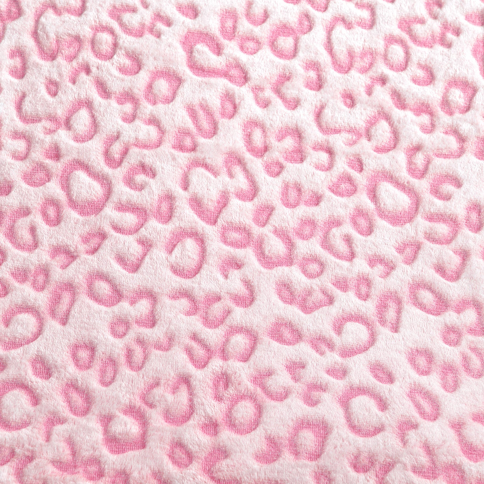 Leopard Throw Blanket, Pink, 50 x 60 inches