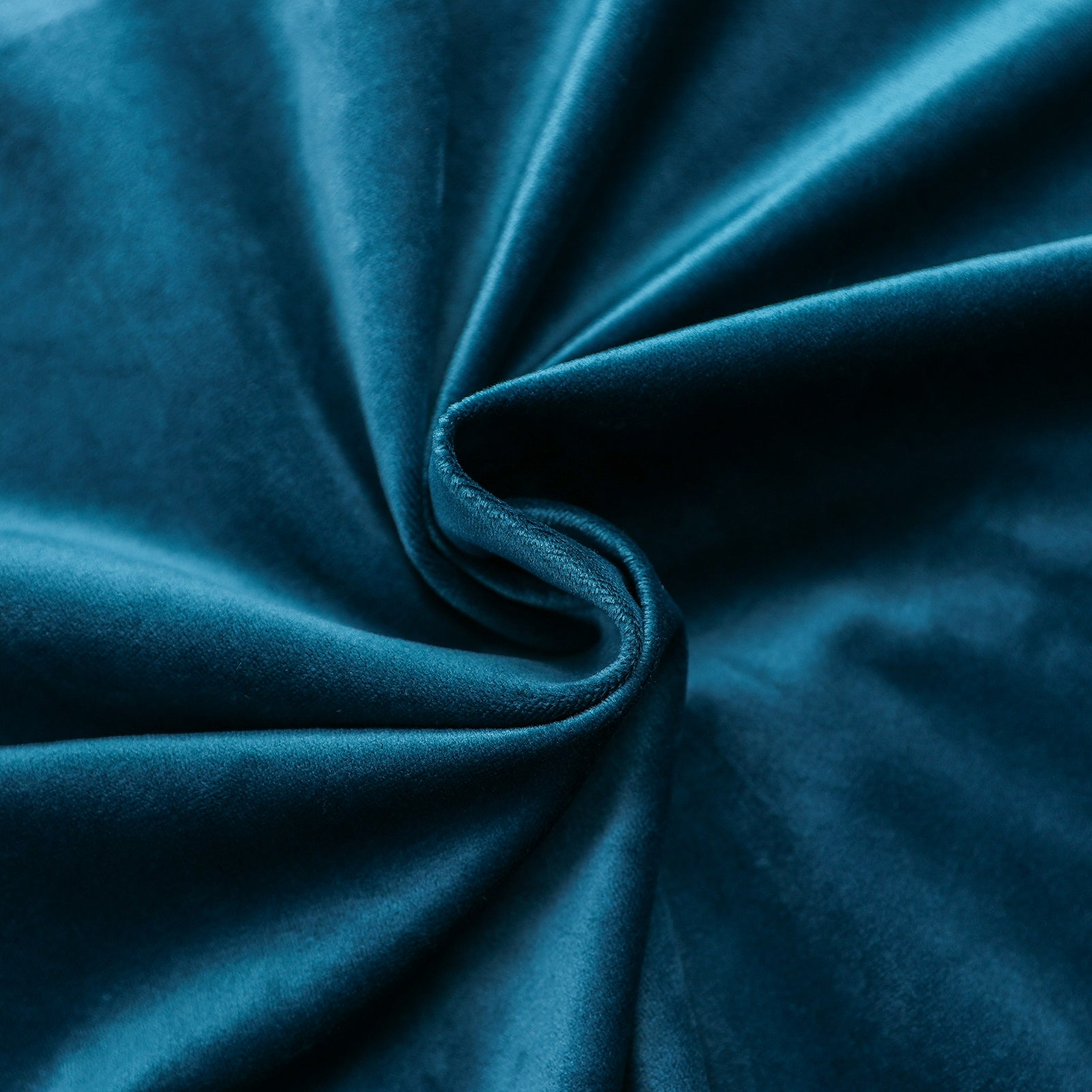 Rod Pocket Velvet Curtains 52" W x 95" L, Teal