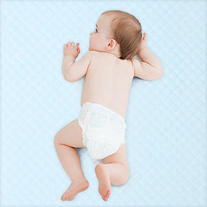 Portable Waterproof Baby Changing Pad Liner 27x13in (Blue, 3 Count)